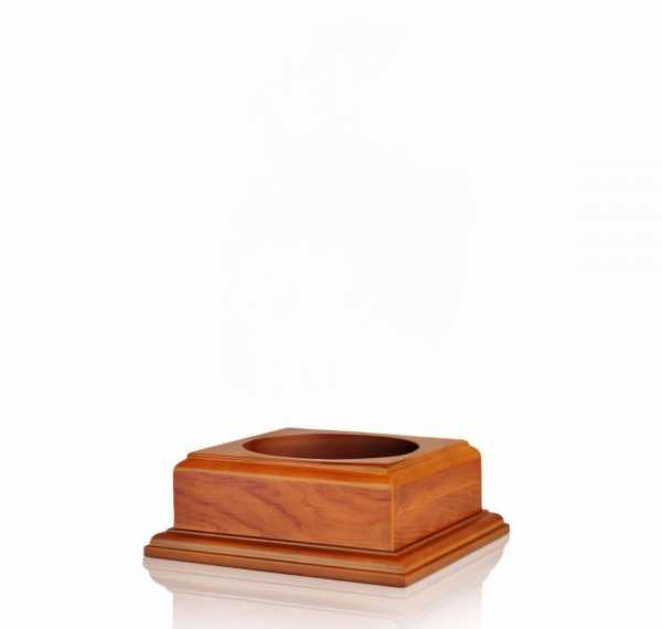 Gleaming Cross Brass Urn